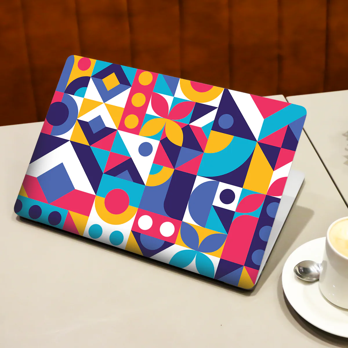 Geometric Shapes laptop skin - view 4 of 4