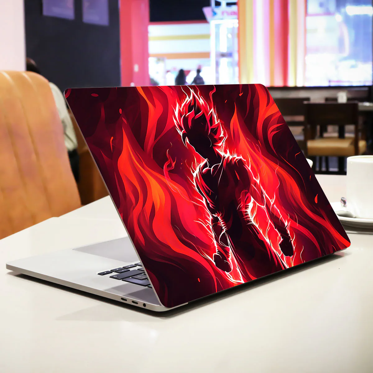 Goku in Fiery Red laptop skin - view 2 of 4