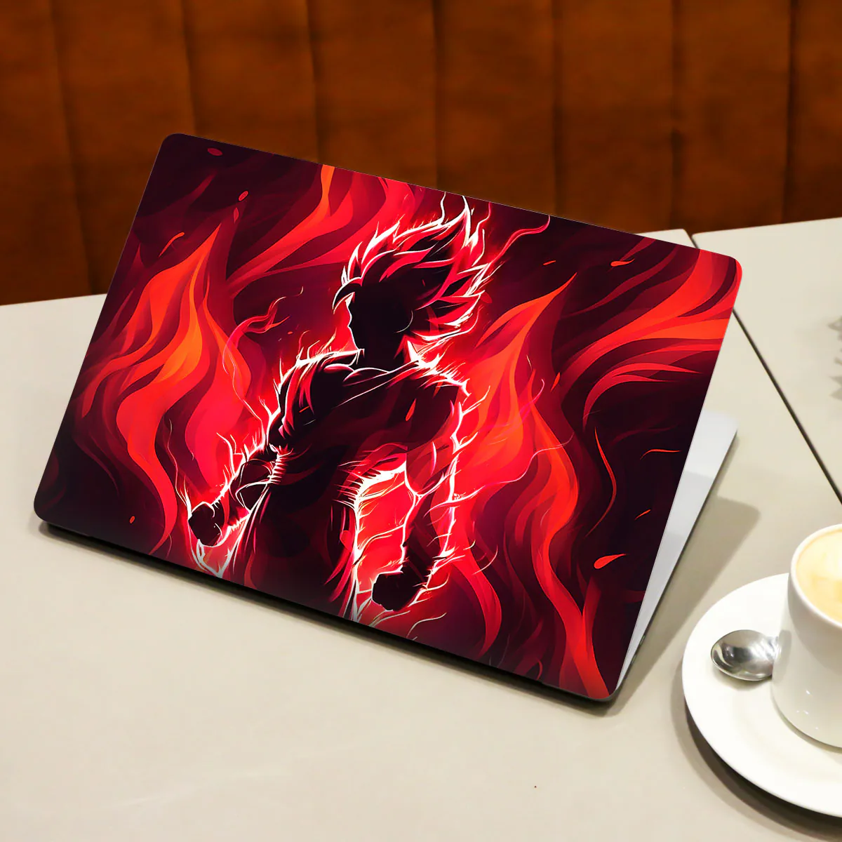 Goku in Fiery Red laptop skin - view 3 of 4