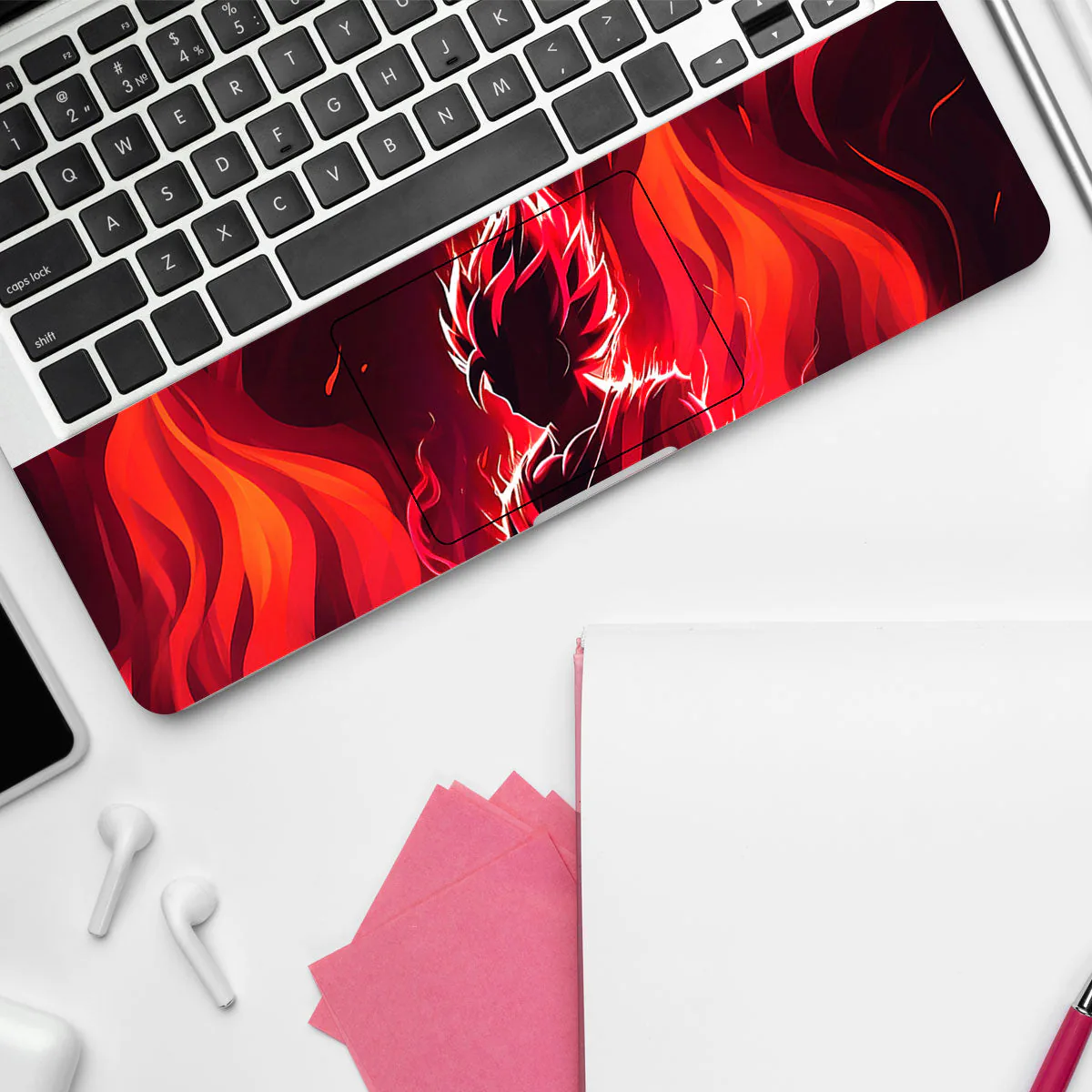 Goku in Fiery Red laptop skin - view 4 of 4