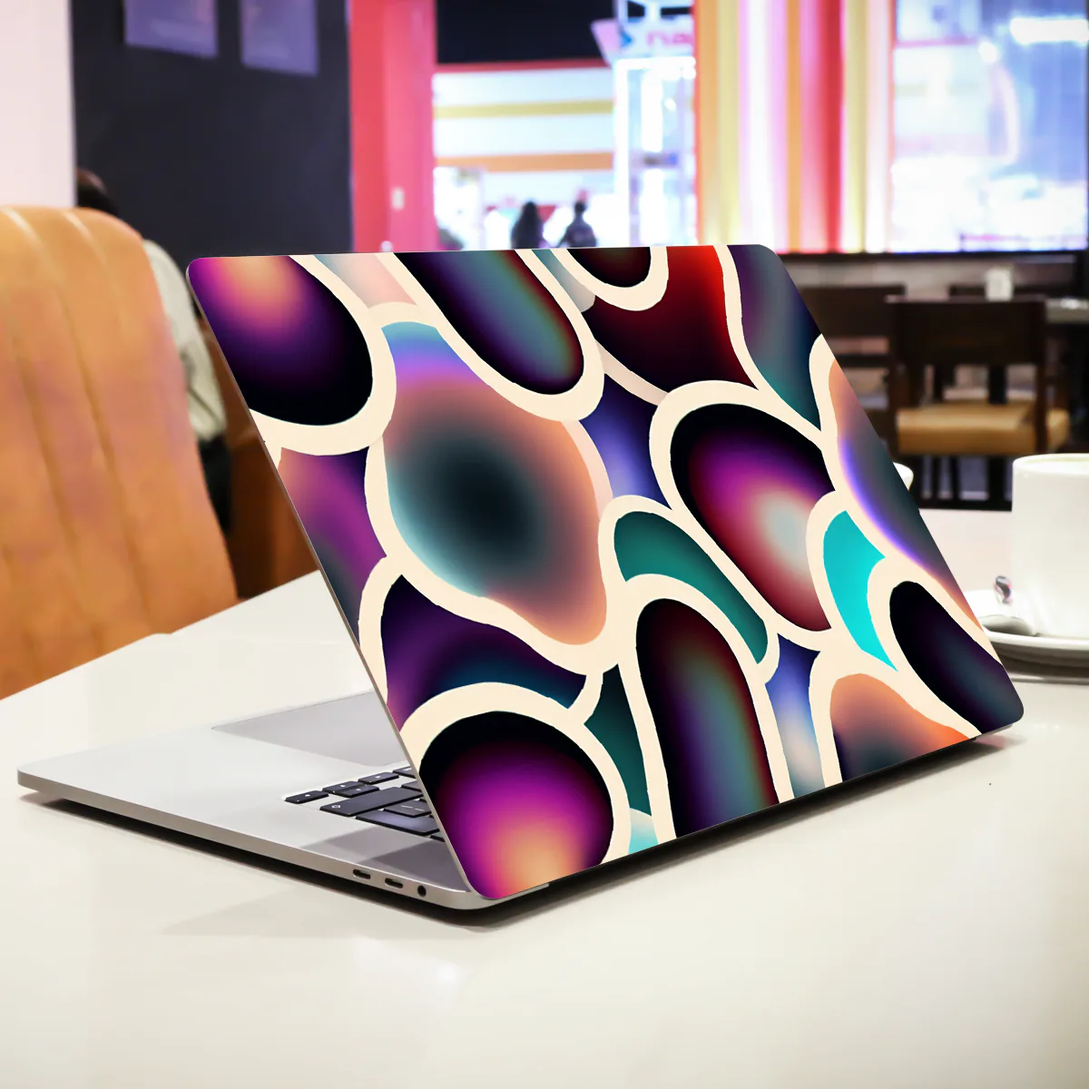 Gradient Colorful Blobs laptop skin - view 2 of 4