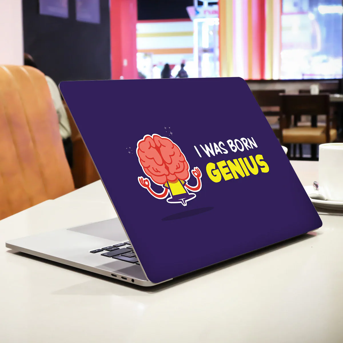 I Was Born Genius laptop skin - view 2 of 4