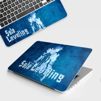 Jin Woo and Beru Silhouette laptop skin - Anime vinyl skin by Thuk Store