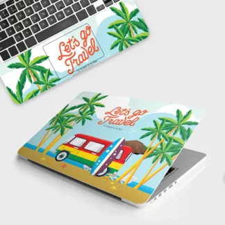 Let's Go Travel laptop skin - Quotes vinyl skin by Thuk Store