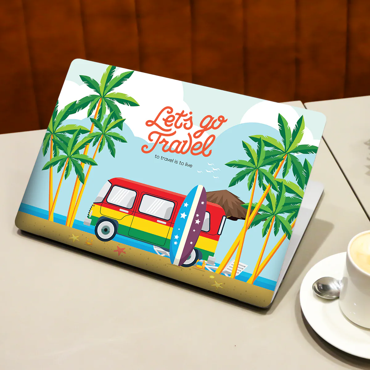 Let's Go Travel laptop skin - view 3 of 4