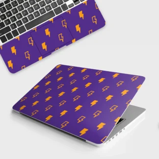 Lightning Bolt Pattern laptop skin - Abstract vinyl skin by Thuk Store