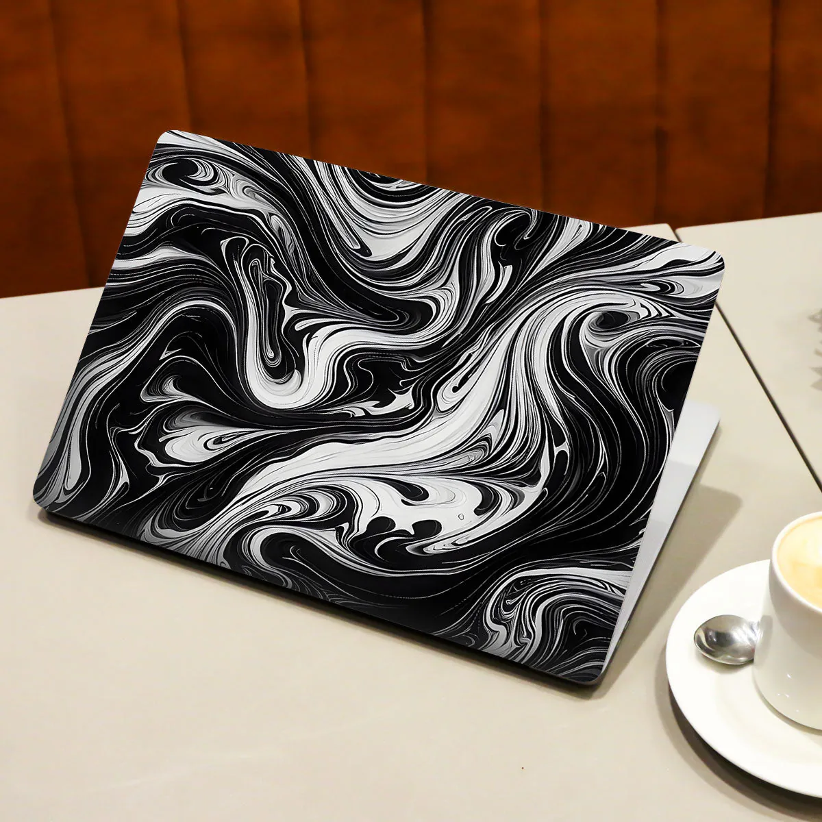 Liquid Shades of Gray laptop skin - view 3 of 4