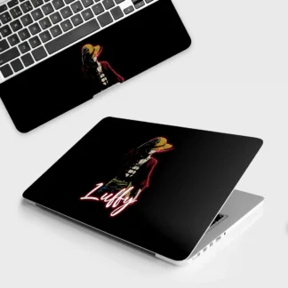 Luffy In Black Backgroud laptop skin - Anime vinyl skin by Thuk Store
