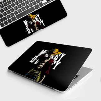Luffy With His Straw Hat laptop skin - Anime vinyl skin by Thuk Store