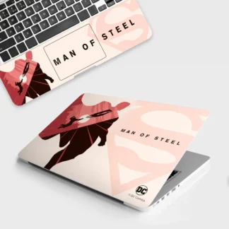 Man of Steel Superman laptop skin - Comics vinyl skin by Thuk Store