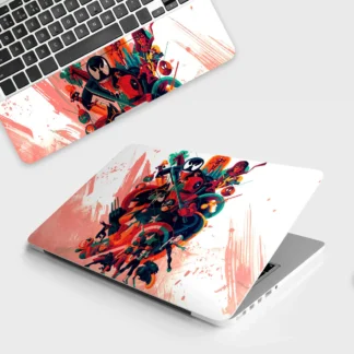 Marvel Team Ensemble laptop skin - Comics vinyl skin by Thuk Store