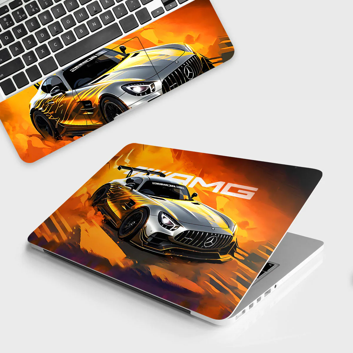 Mercedes-AMG GT laptop skin - Cars & Bikes vinyl skin by Thuk Store