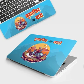 Musaafir Hu Yaaro laptop skin - Desi vinyl skin by Thuk Store