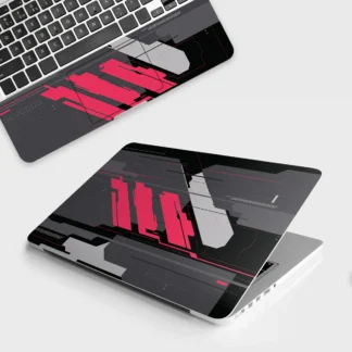 Old World Cyberpunk Design laptop skin - Cyberpunk vinyl skin by Thuk Store