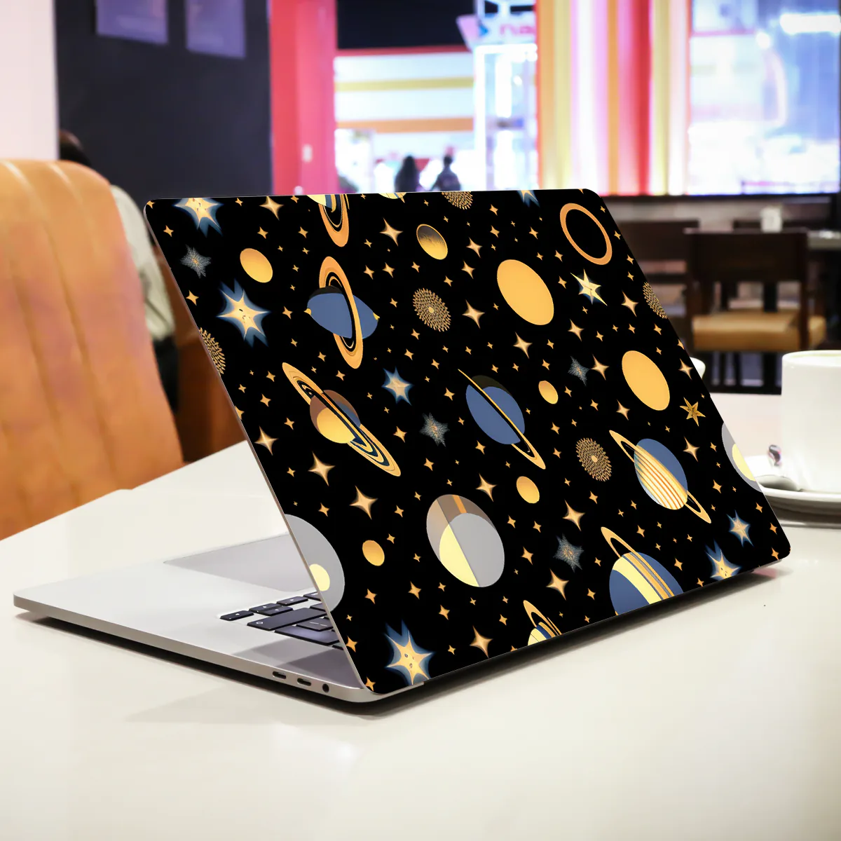 Planet and Starts Patterns laptop skin - view 2 of 4