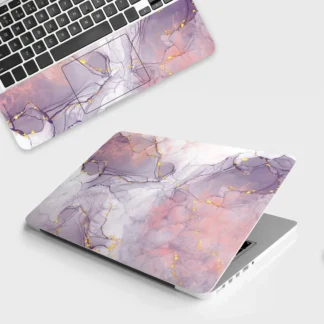 Purple Floor laptop skin - Marble vinyl skin by Thuk Store