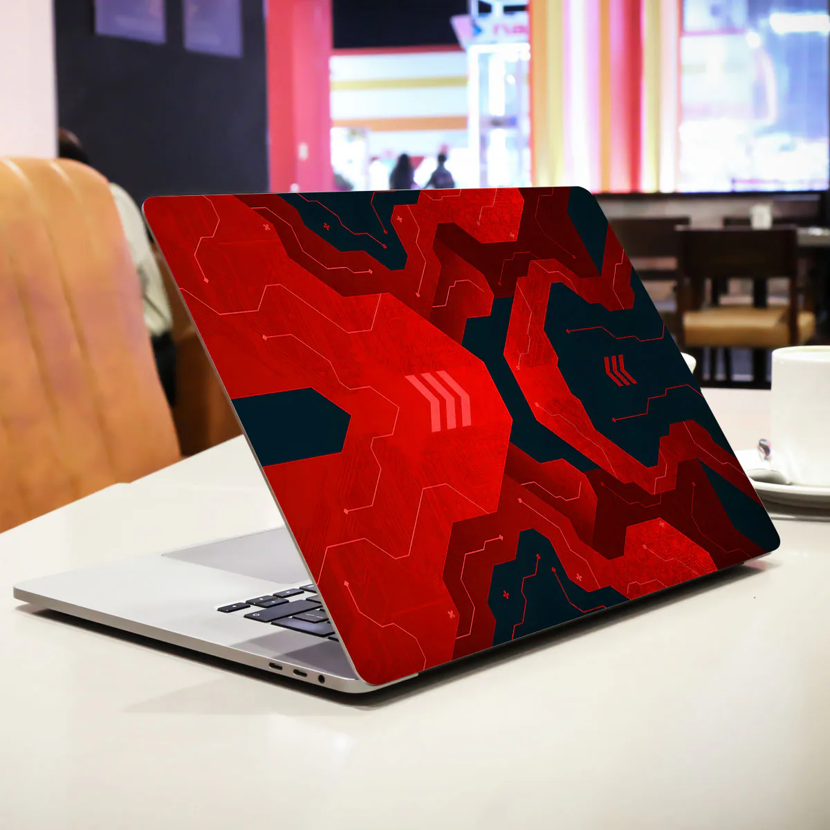 Red Flow laptop skin - view 2 of 4