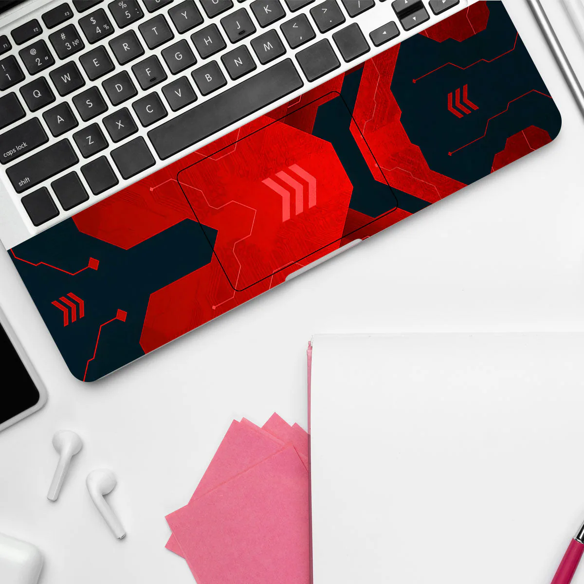 Red Flow laptop skin - view 4 of 4
