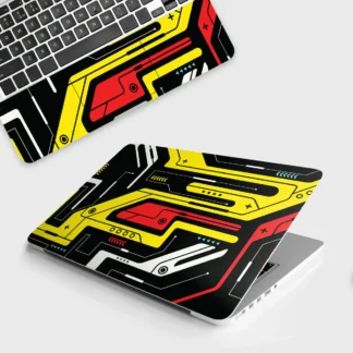 Retro Cyberpunk laptop skin - Cyberpunk vinyl skin by Thuk Store