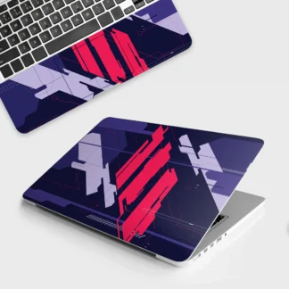 Retro Innovative Illustration laptop skin - Patterns vinyl skin by Thuk Store