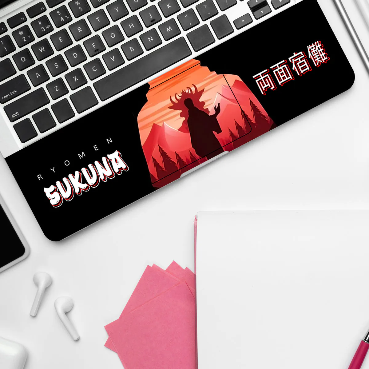 Ryomen Sukuna Silhouette laptop skin - view 4 of 4