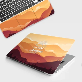 Say yes to new Adventures laptop skin - Quotes vinyl skin by Thuk Store