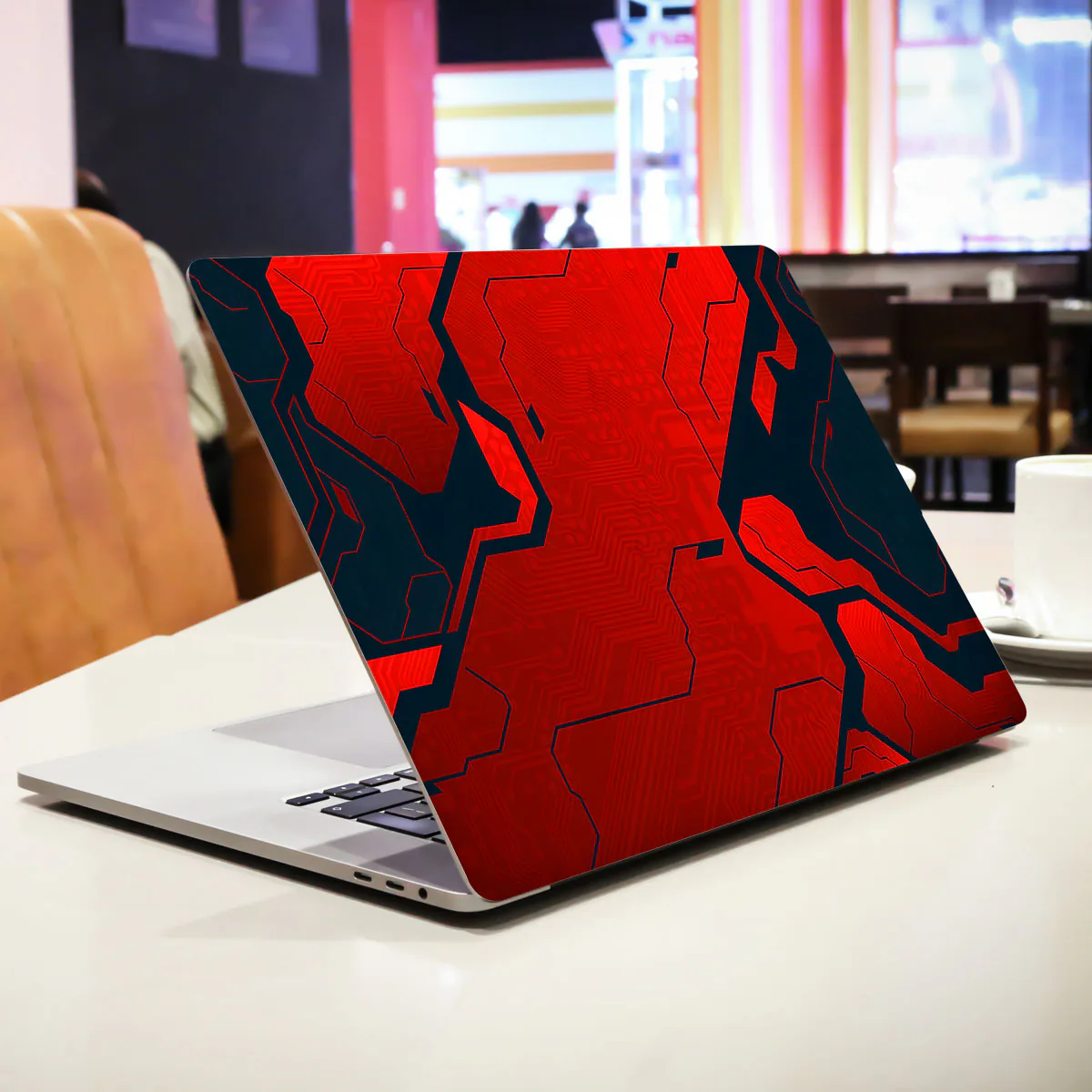 Scarlet Grid laptop skin - view 2 of 4