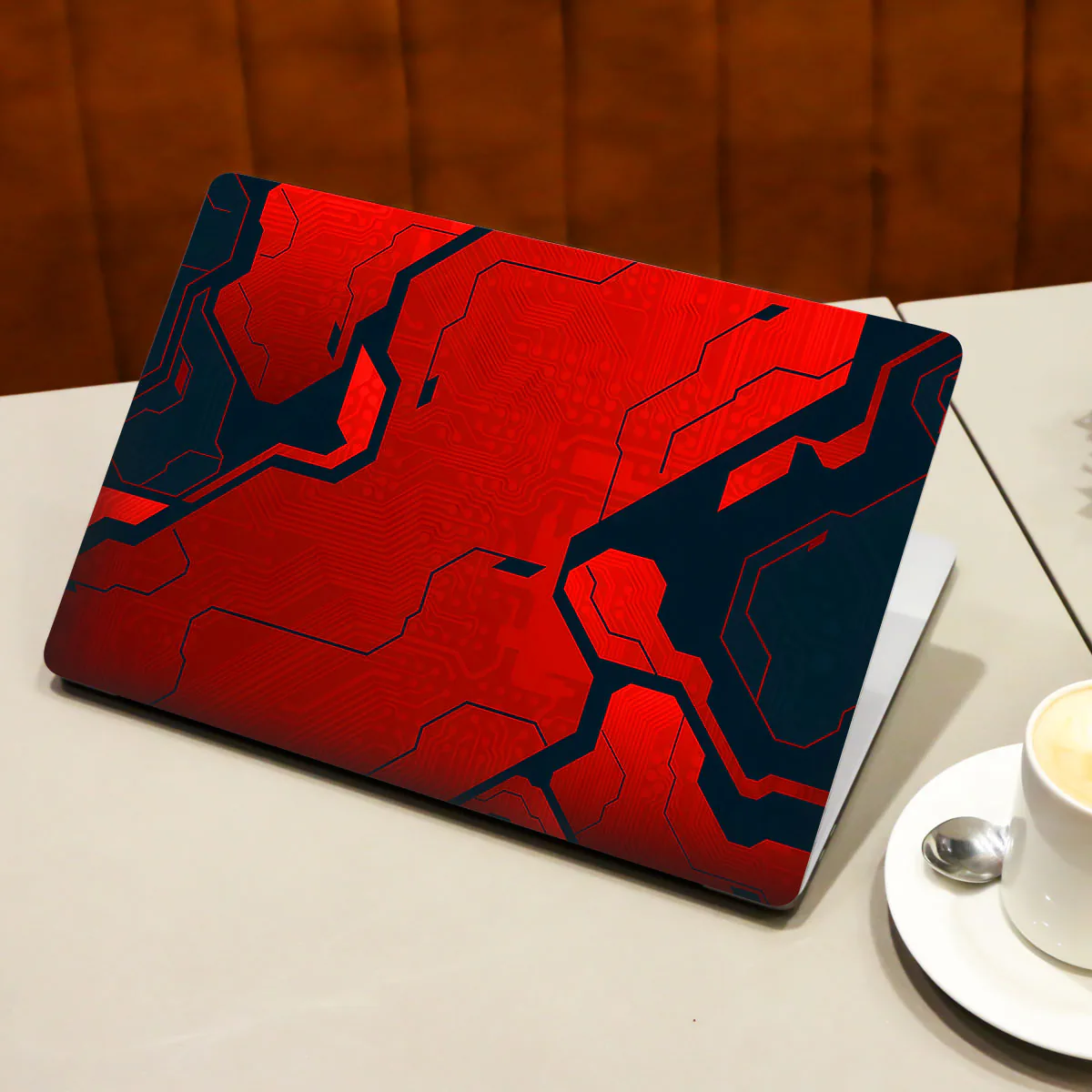 Scarlet Grid laptop skin - view 3 of 4