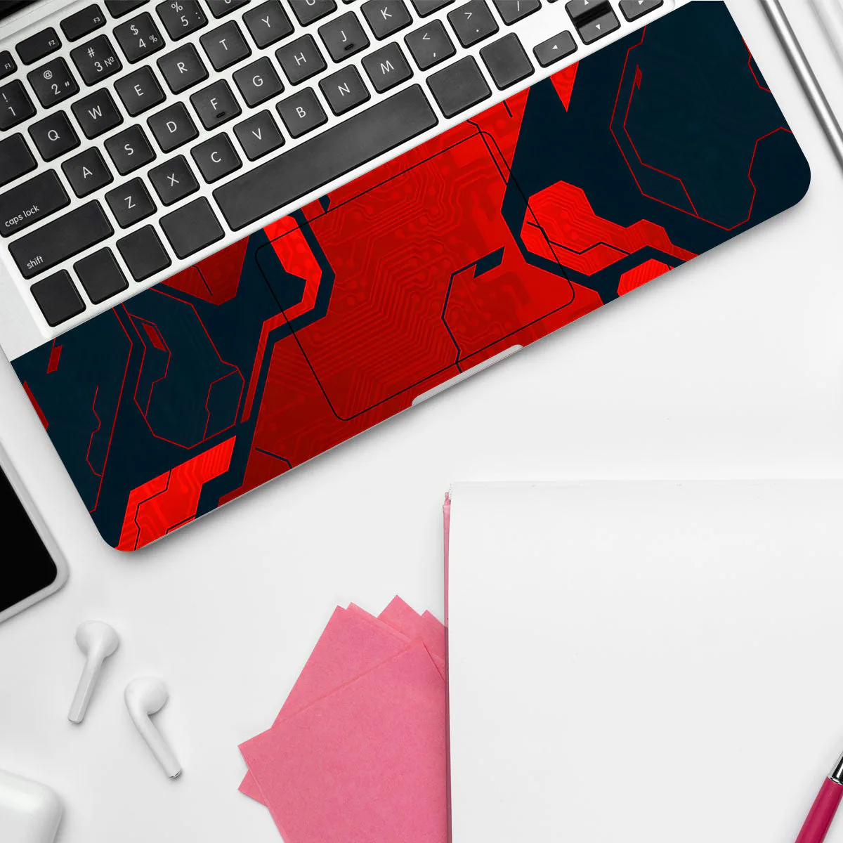 Scarlet Grid laptop skin - view 4 of 4