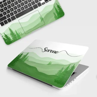 Serene laptop skin - Nature vinyl skin by Thuk Store