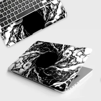 Spiderman Web Black laptop skin - Comics vinyl skin by Thuk Store