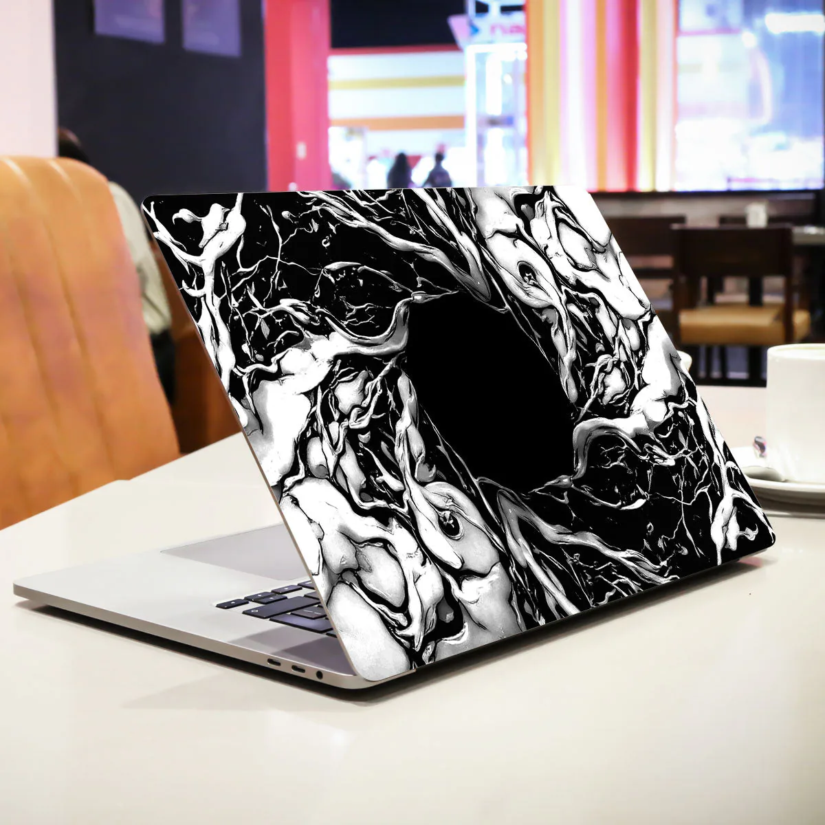 Spiderman Web Black laptop skin - view 2 of 4