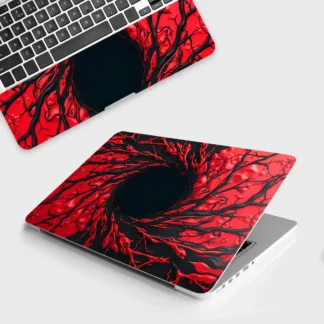 Spiderman Web Red laptop skin - Comics vinyl skin by Thuk Store
