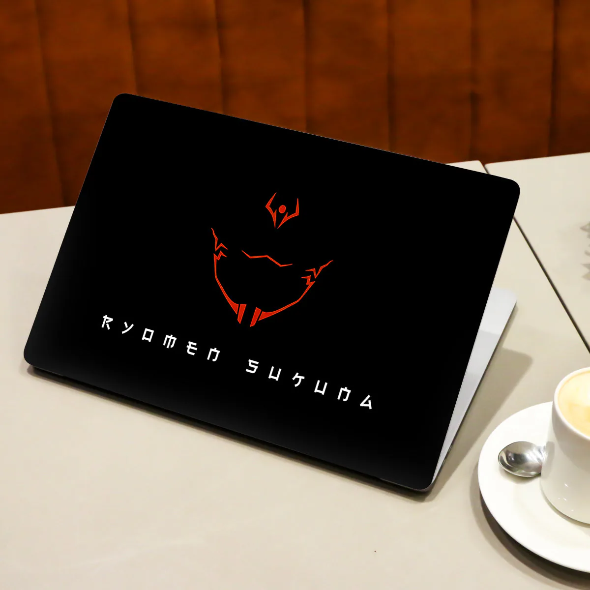 Sukuna's Curse Mark in Red laptop skin - view 3 of 4