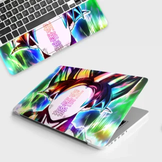 Super Saiyan Mode laptop skin - Anime vinyl skin by Thuk Store