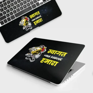 Swagat Nahi Karoge Humara laptop skin - Desi vinyl skin by Thuk Store