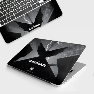 The Batman in Black & White laptop skin - Comics vinyl skin by Thuk Store