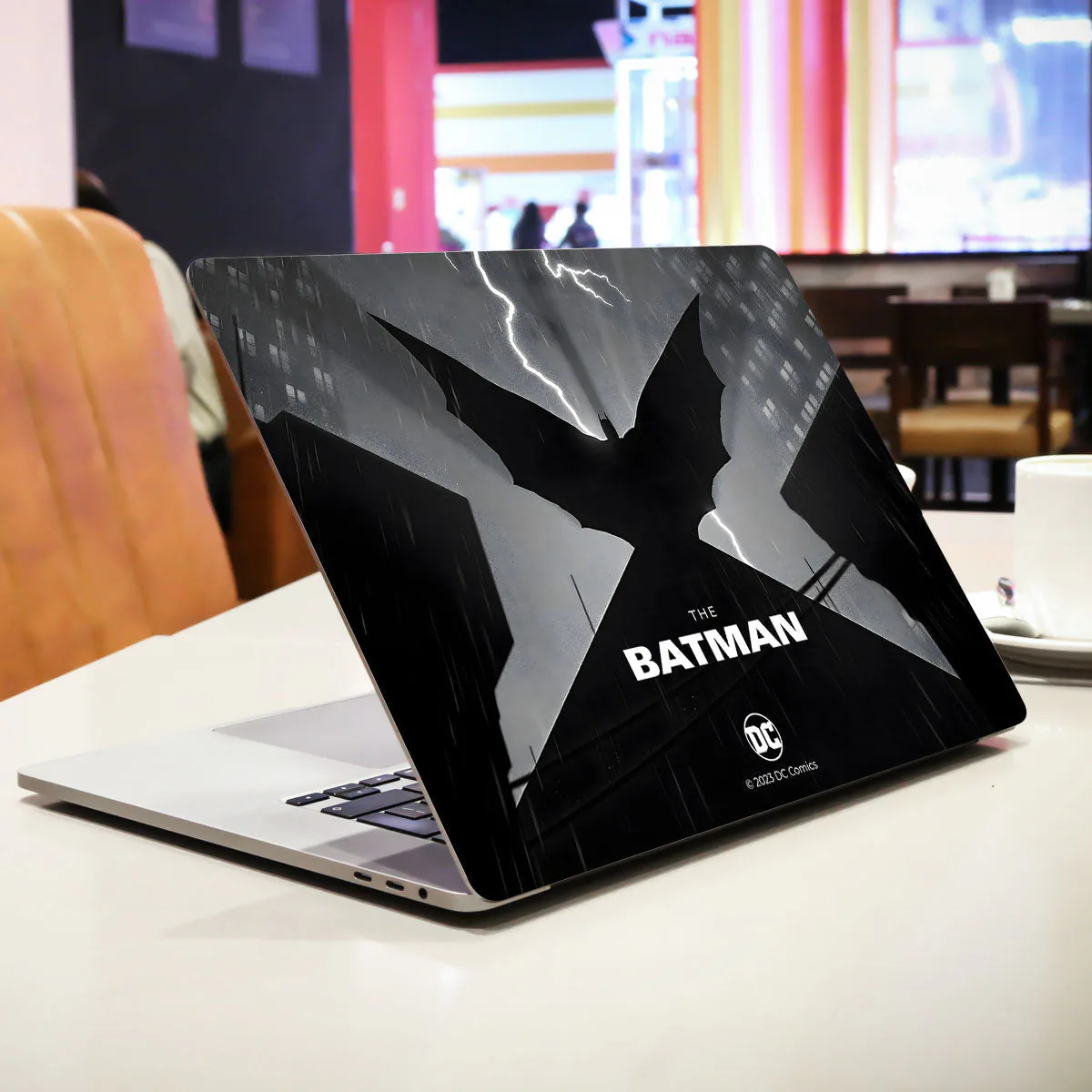 The Batman in Black & White laptop skin - view 2 of 4