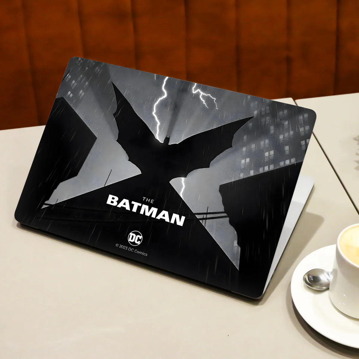 The Batman in Black & White laptop skin - view 3 of 4