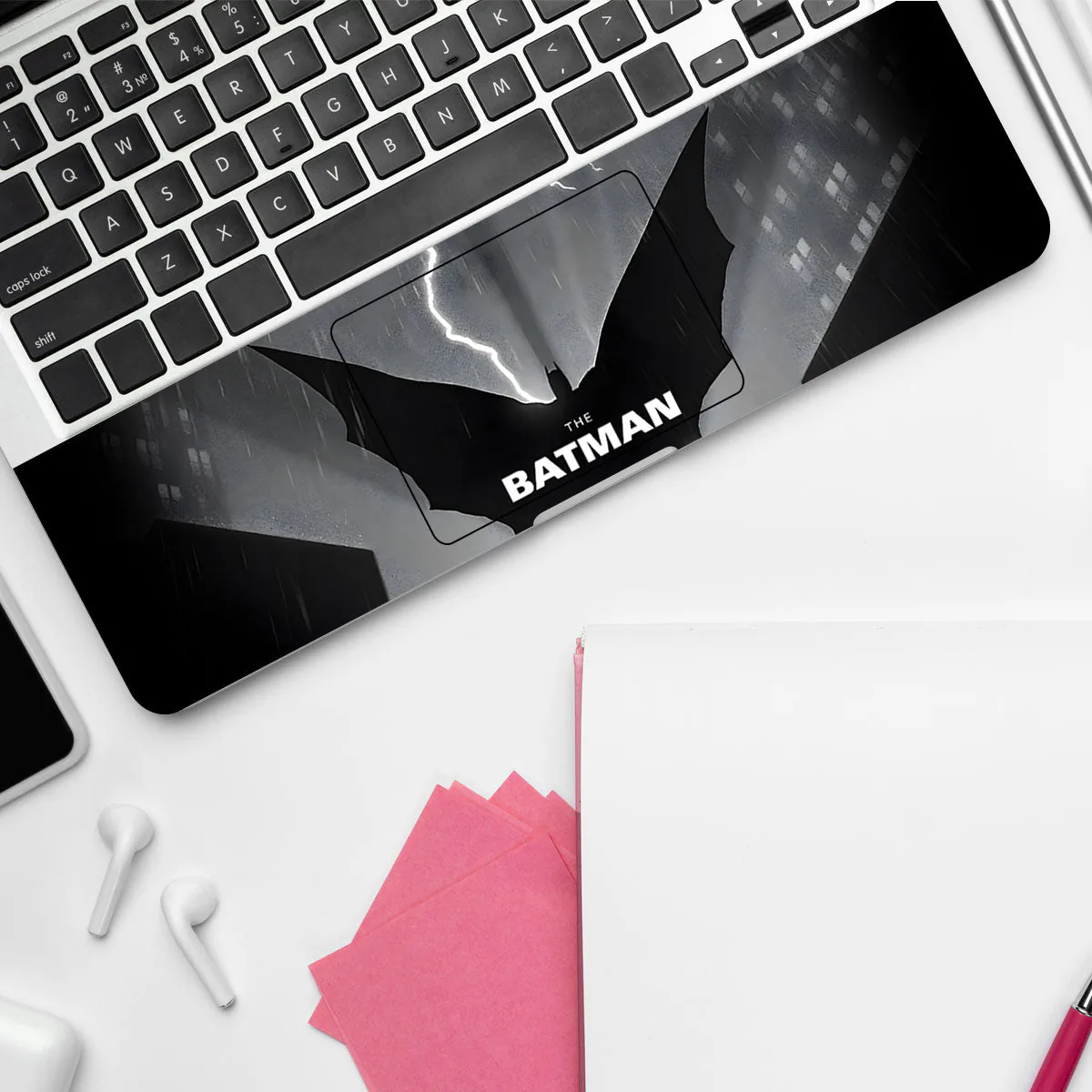 The Batman in Black & White laptop skin - view 4 of 4