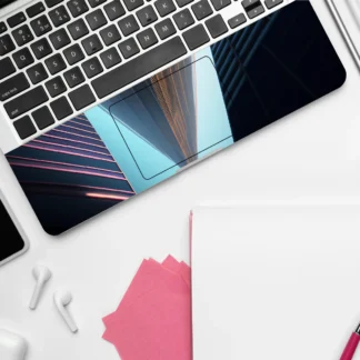 Three Skycrapers laptop skin - Abstract vinyl skin by Thuk Store