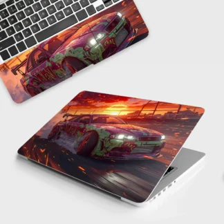 Tokyo Drift Vibes laptop skin - Cars & Bikes vinyl skin by Thuk Store
