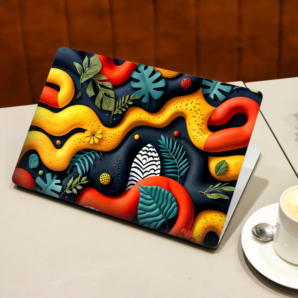 Tropical Flow Relief laptop skin - view 3 of 4