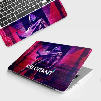 Valorant Omen in Glitching Design laptop skin - Gaming vinyl skin by Thuk Store
