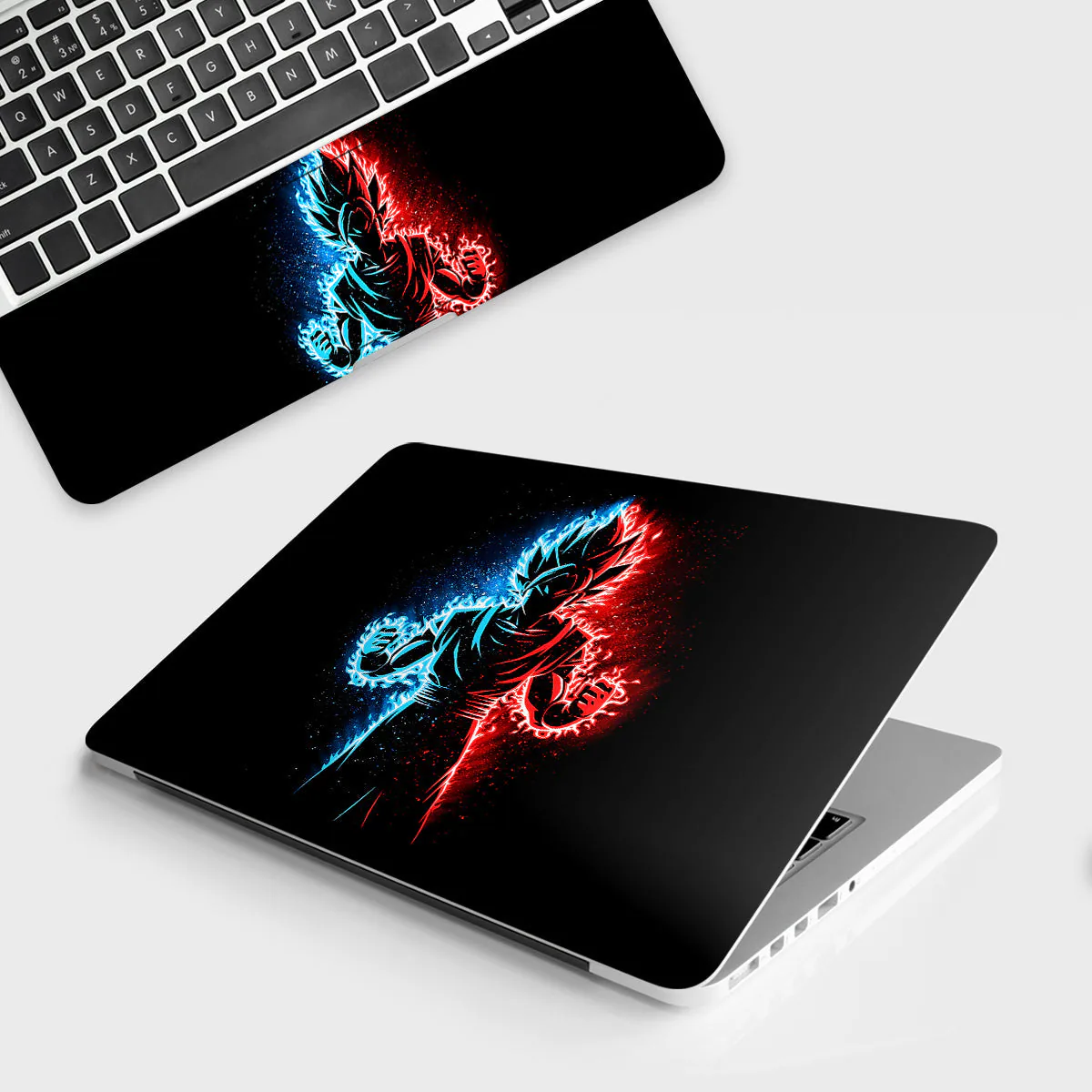 Vegeta in Dual Color laptop skin - Anime vinyl skin by Thuk Store