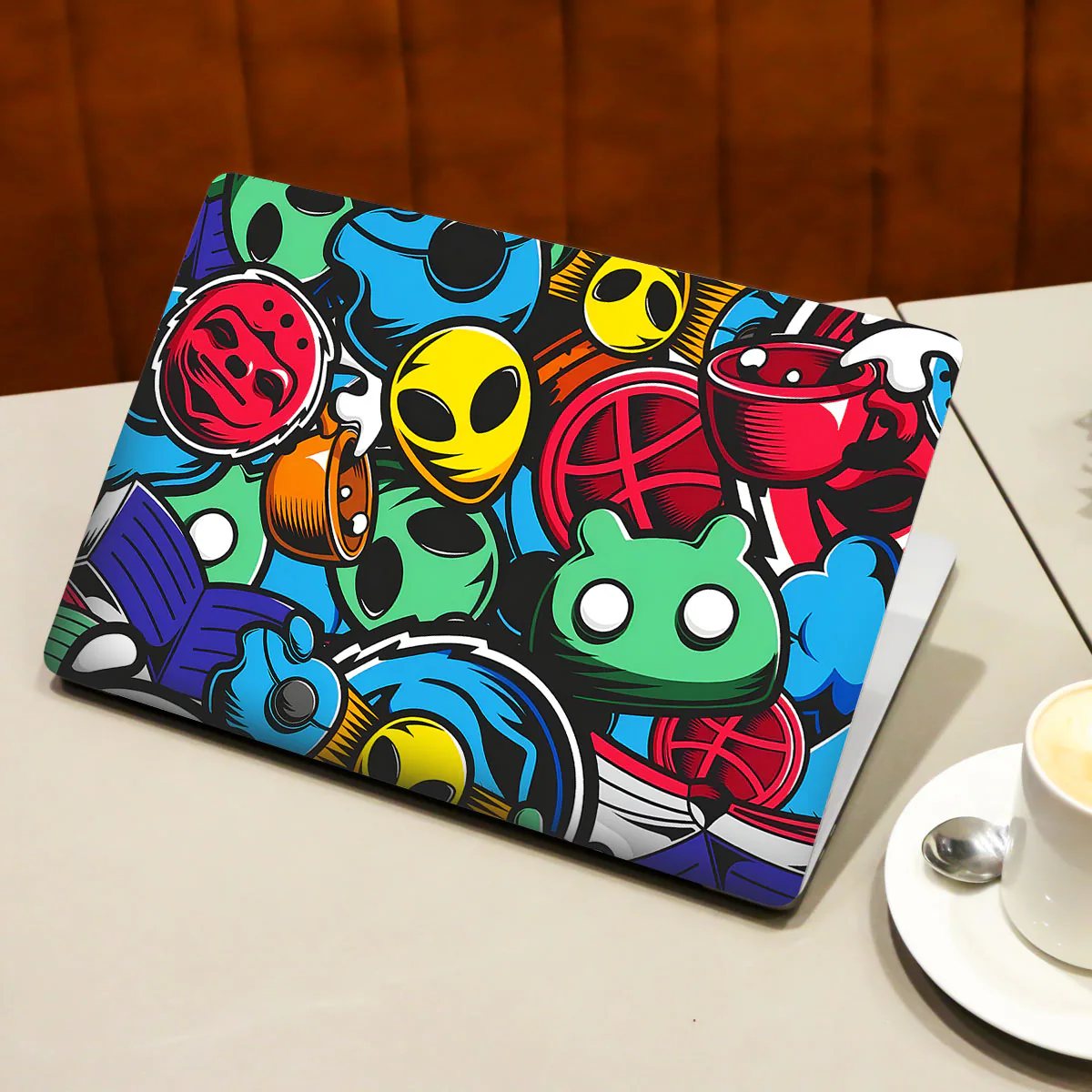 Vibrant Chaos laptop skin - view 3 of 4
