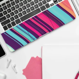 Wave laptop skin - Abstract vinyl skin by Thuk Store