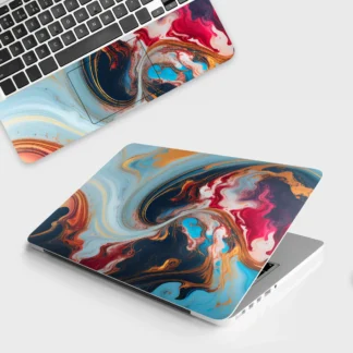 Waves laptop skin - Marble vinyl skin by Thuk Store