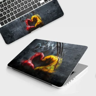 Wolverine and Deadpool Unite laptop skin - Comics vinyl skin by Thuk Store