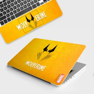 Wolverine with Yellow Background laptop skin - Comics vinyl skin by Thuk Store